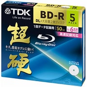 データ用BD-R DL 片面2層50GB 1-6倍速 インクジェット対応 5枚 超硬 BRD50HCPWC5A