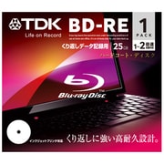 データ用BD-RE 片面1層25GB 1-2倍速 インクジェットプリンタ対応 1枚 BED25PWA1A