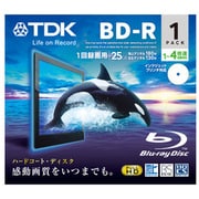 録画用BD-R追記型 1-4倍速 片面1層 25GB 1枚 インクジェットプリンター対応 スタンダードシリーズ BRV25PWB1A
