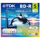 録画用BD-R追記型 1-4倍速 片面1層 25GB 5枚 インクジェットプリンター対応 カラーミックス スタンダードシリーズ BRV25PWMB5A
