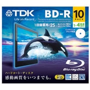録画用BD-R追記型 1-4倍速 片面1層 25GB 10枚 インクジェットプリンター対応 スタンダードシリーズ BRV25PWB10A