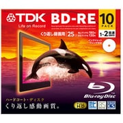 録画用BD-RE書換え型 1-2倍速 片面1層 25GB 10枚 インクジェットプリンター対応 スタンダードシリーズ BEV25PWA10A