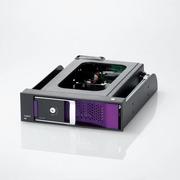 HDDリーダーライタ 3.5インチSATAコネクタ対応 5インチベイ内蔵型 パープル LHR-IS01PU