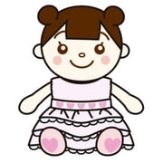 プリモプエル ちょこっとおめかしセレクション2 3段フリルワンピース（ぴんく）