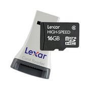 microSDHCカード ハイスピードモバイルシリーズ 16GB(USBリーダー付) class6 LSDMI16GBCJPR