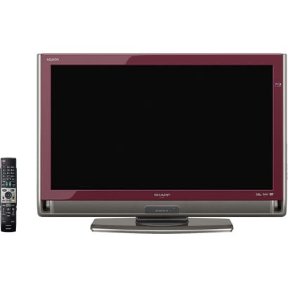 32V型 ブルーレイディスクレコーダー内蔵 地上・BS・110度CSデジタルハイビジョン液晶テレビ LED AQUOS レッド系 LC-32DX3R