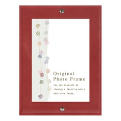 カラーボードフレーム レッド サービスL 89×127mm 30723176