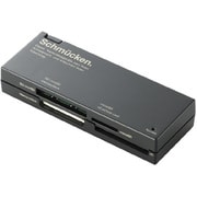 メモリリーダライタ ケーブル収納 SDXC対応 SD+MS+XD対応 ブラック MR-C23BK
