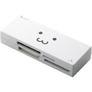 メモリリーダライタ ケーブル収納 SDXC対応 SD+MS+XD対応 ホワイト（顔） MR-C23WHF1