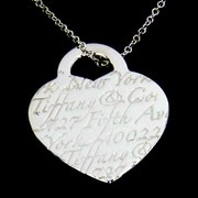 23986795 TIFFANY ノーツハートT&COペンダント