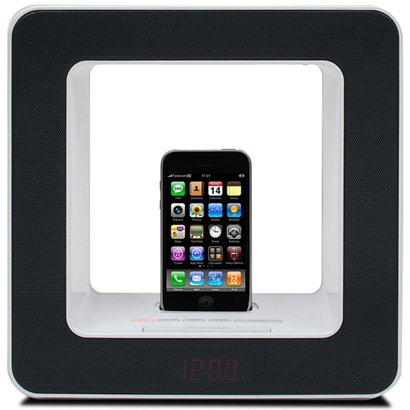 LEDライト付きiPod/iPhone対応サウンドシステム SR-LUXi