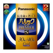 丸形蛍光灯 パルックプレミアS クール色(3波長形昼光色) 30形+40形(28W+38W) 各1本入 FCL3040ECWSV2K