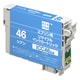 互換リサイクルインクカートリッジ エプソン ICC46 シアン（顔料） ECI-E46C