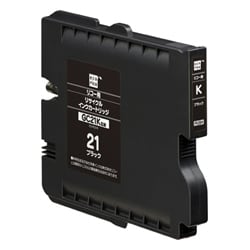 互換リサイクルインクカートリッジ リコー GC21K ブラック（顔料） ECI-RC21B