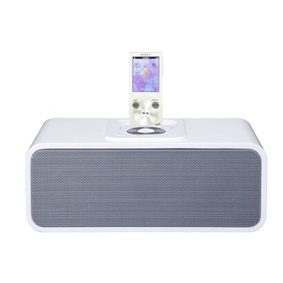 WM-PORT搭載WALKMAN対応スピーカー プレミアムホワイト SG-W20/PW