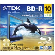 録画用BD-R 追記型 1-4倍速 片面1層 25GB 10枚 BRV25B10A