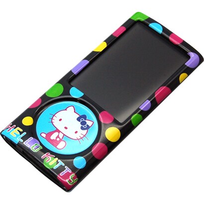 第5世代iPod nano用セミハードケース ハローキティ ブラック RX-IJK511BK