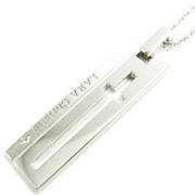 ウィッシュクロスネックレス WHITE Label P3889-W