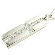 ロイヤルクロスネックレス WHITE Label P3116-W