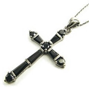 ホーリークロスネックレス BLACK Label P0025-B