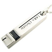 サイドウェイネックレス BLACK Label P3037-B