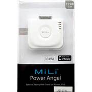 MiLiリチウム充電器 1200mAh PowerAngelホワイト MPA-01WH