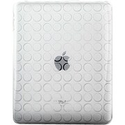 iPad用シリコンケース(耐久モデル) 液晶保護フィルム&クロス付属 ホワイト DLA136WHI