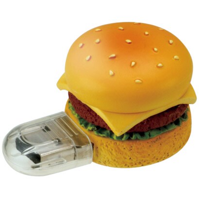 USB2.0/1.1対応フラッシュメモリ ハンバーガー型 2GB GH-UFD2GF-HB