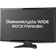 27型ワイド液晶モニター デジタル/アナログ接続 Diamondcrysta WIDEシリーズ RDT271WM(BK)
