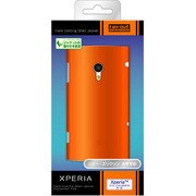 RT-SE10C2/O [ソニー・エリクソン Xperia（エクスペリア X10 ドコモSO-01B） ハードコーティングシェルジャケット レイアウトオレンジ]