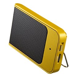 ポータブルスピーカー イエロー MM-SPP5Y
