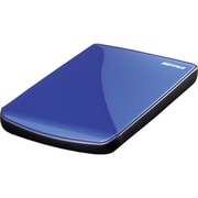 USB接続 ポータブルハードディスク 320GB ラピスブルー HD-PET320U2-BL
