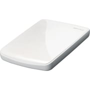 USB接続 ポータブルハードディスク 500GB パールホワイト HD-PET500U2-WH