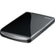 USB接続 ポータブルハードディスク 640GB クリスタルブラック HD-PET640U2-BK