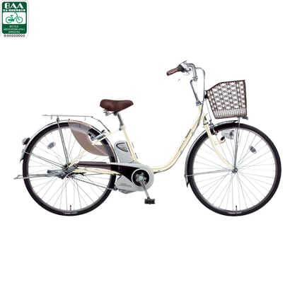 電動アシスト自転車（26型） リチウムビビ・SS アイボリーホワイト BE-ENS632AF