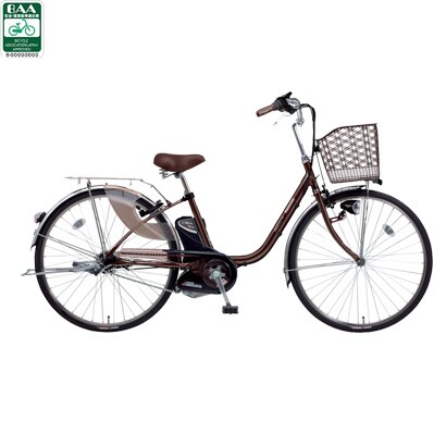 電動アシスト自転車（26型） リチウムビビ・SS チョコブラウン BE-ENS632AT