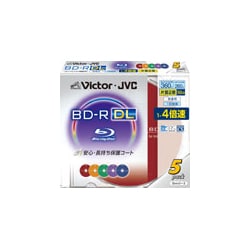 録画用BD-R DL 追記型 1-4倍速 片面2層 50GB 5枚 BV-R260HX5