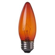 白熱電球 シャンデリアランプ E26口金 40W アンバー C372640CAT