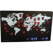 LED-CLOCK MINI WORLD TIME(ミニワールドタイム) ACL-057