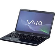 VAIO Eシリーズ 15.5型ワイド液晶/HDD320GB/DVDスーパーマルチドライブ マットブラック VPCEE26FJ/BI