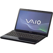 VAIO Eシリーズ 15.5型ワイド液晶/HDD500GB/ブルーレイディスクドライブ ブラック VPCEB29FJ/B