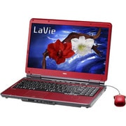LaVie L PC-LL750BSシリーズ 16型ワイド液晶/HDD500GB/ブルーレイディスクドライブ スパークリングリッチレッド PC-LL750BS6R