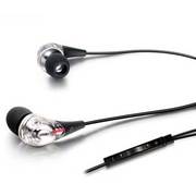IEP515BLK [iPhone4 iPhone3GS iPad 対応 マイク&リモコン付き プレミアムイヤホン ブラック]