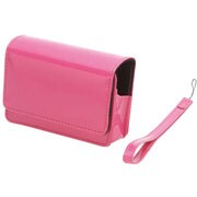 エナメル素材 デジタルカメラケース Sサイズ ピンク DCC-048P