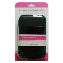 DSI/Lite共用 プロテクトポーチ ブラック [Ds Lite/DsiI用]