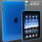 iPad用 Rippleカバーケースブルー APEX-143278