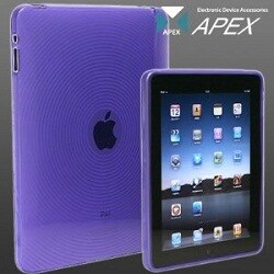 iPad用 Rippleカバーケースパープル APEX-143285