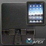 iPad用スタンド+ シリコンカバーケースブラ APEX-144626