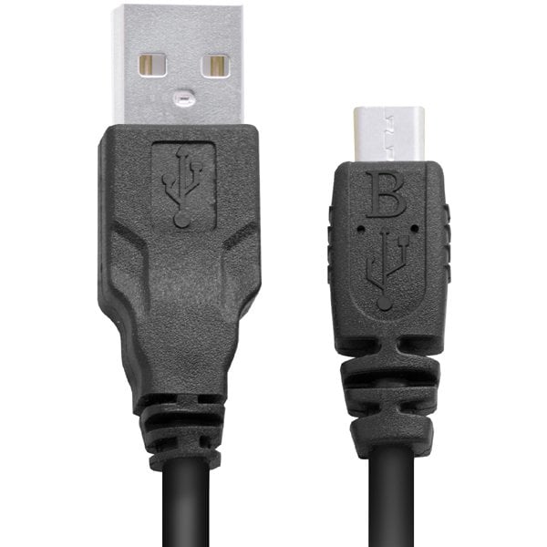 Micro-USB（A-MicroB）ケーブル 0.15m ブラック MPA-AMB015BK
