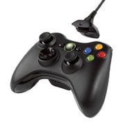 ワイヤレスコントローラー (リキッド ブラック) プレイ&チャージパック QFF-00004 [Xbox360用]